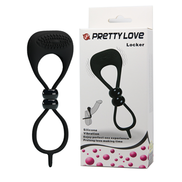Pretty Love Locker lasso penisring med vibration æske